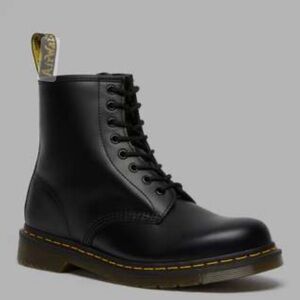 Doc Martens 11822 (unisex version of the 1460s). Black. Size 7 Men; size 8 Women